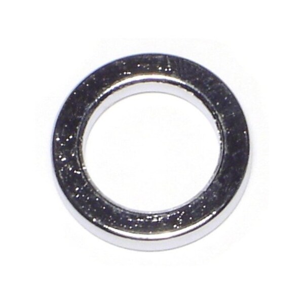 Midwest Fastener Round Spacer, Chrome Steel, 1/8 in Overall Lg, 1/2 in Inside Dia, 5 PK 74267 - main